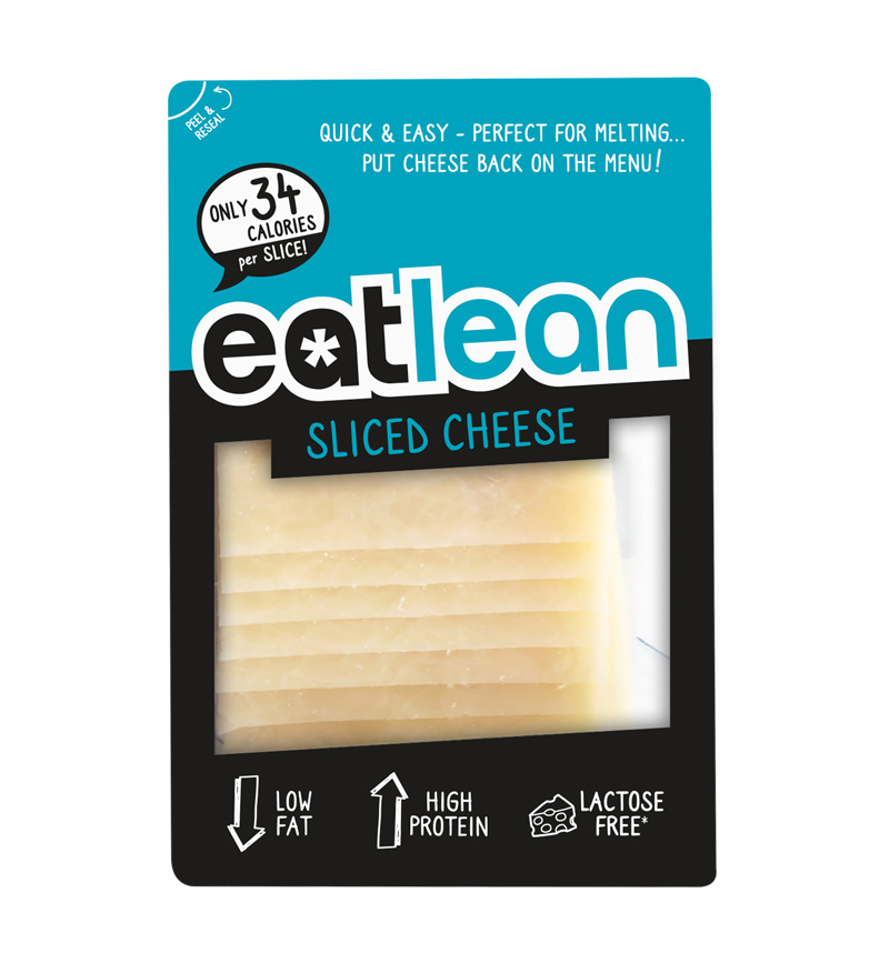Packaging design for Eatlean Original Sliced Cheese