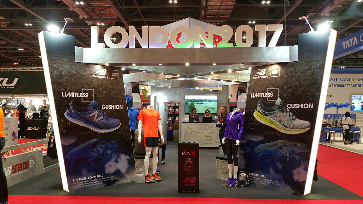 Exhibition design for New Balance in London